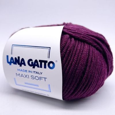 Lana Gatto Maxi Soft ( 19004) 100% меринос экстрафайн 50 г/90 м
